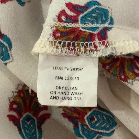 Show Me Your Mu Mu Jamie Tunic Boho Hippie Floral Mini Dress Size Small - Picture 6 of 8